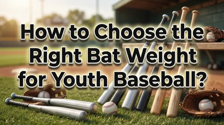 How to Choose the Right Bat Weight for Youth Baseball?