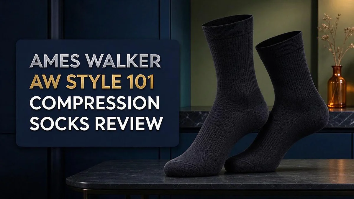 Ames Walker AW Style 101 Compression Socks Review: Comfort, Fit and Circulation Support